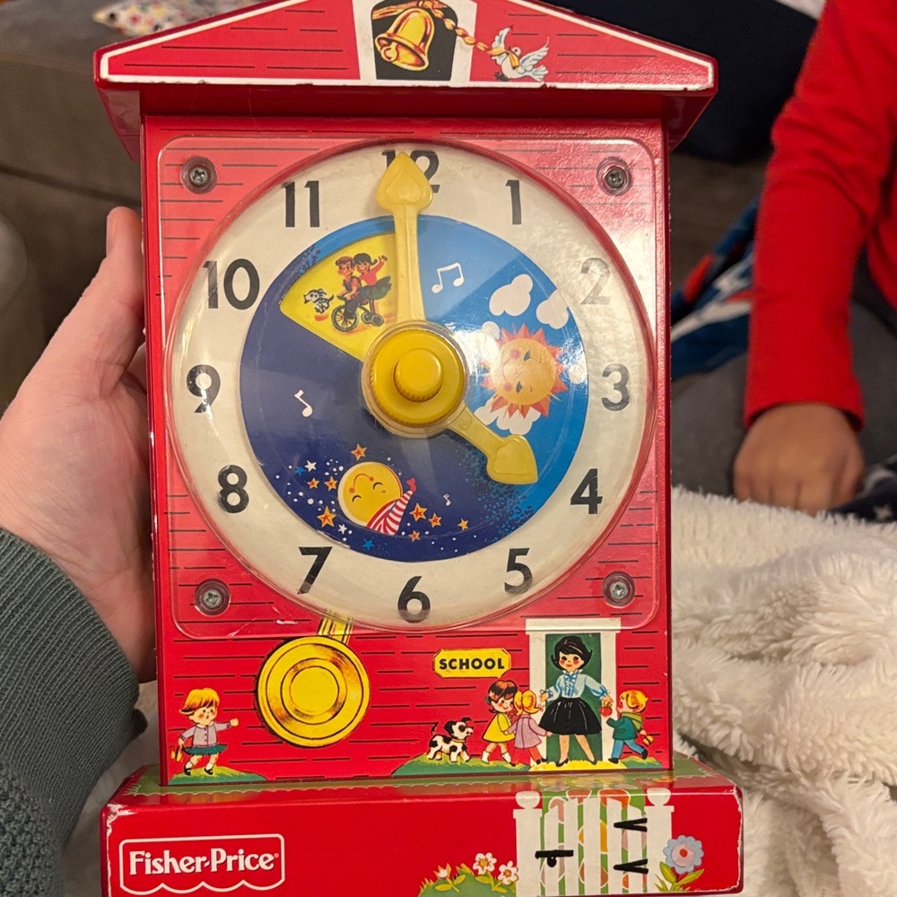 Fisher-Price Retro Music Box Teaching Clock